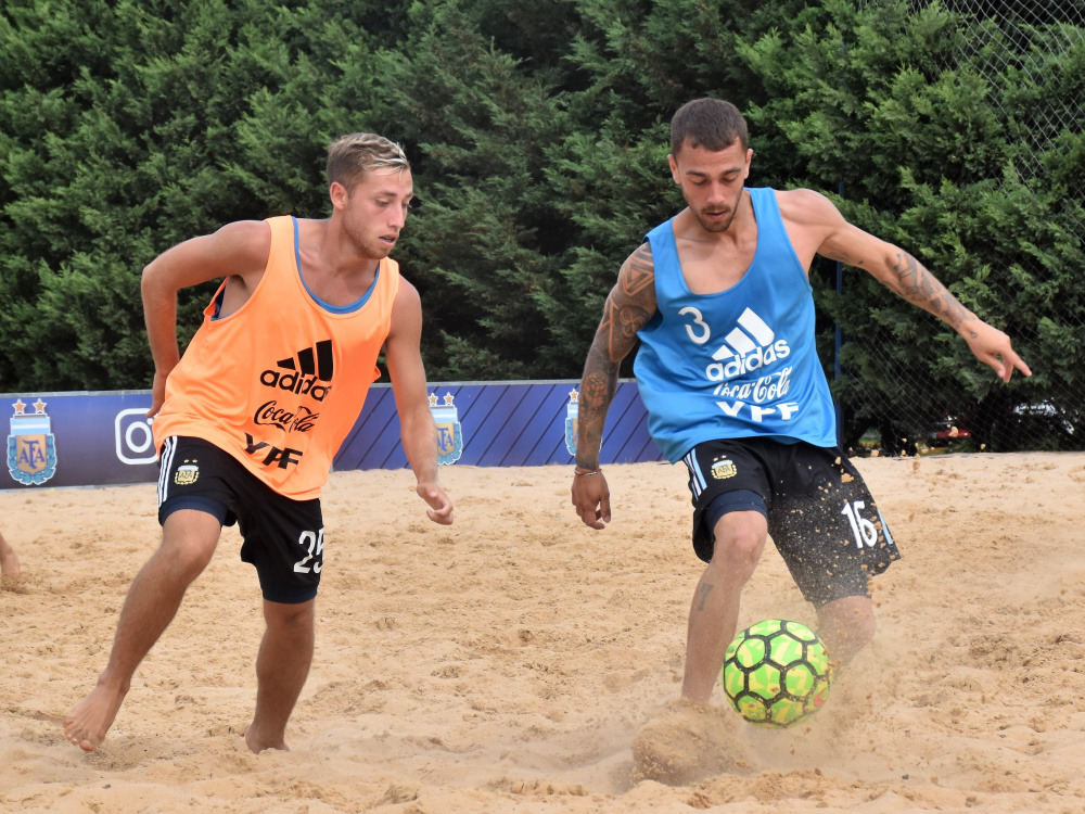 La Selección de fútbol playa completó un nuevo microciclo de trabajo