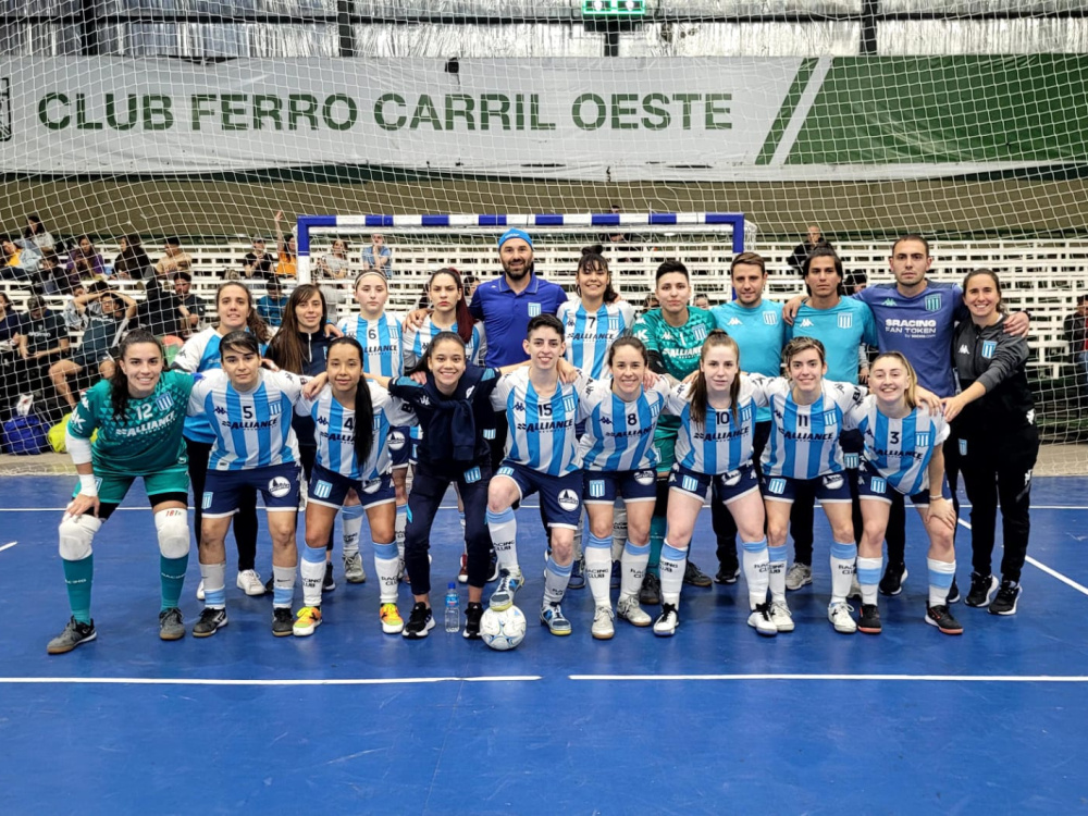 Futsal Femenino: Racing y San Lorenzo ganaron los primeros partidos de semifinales del Torneo de Primera División
