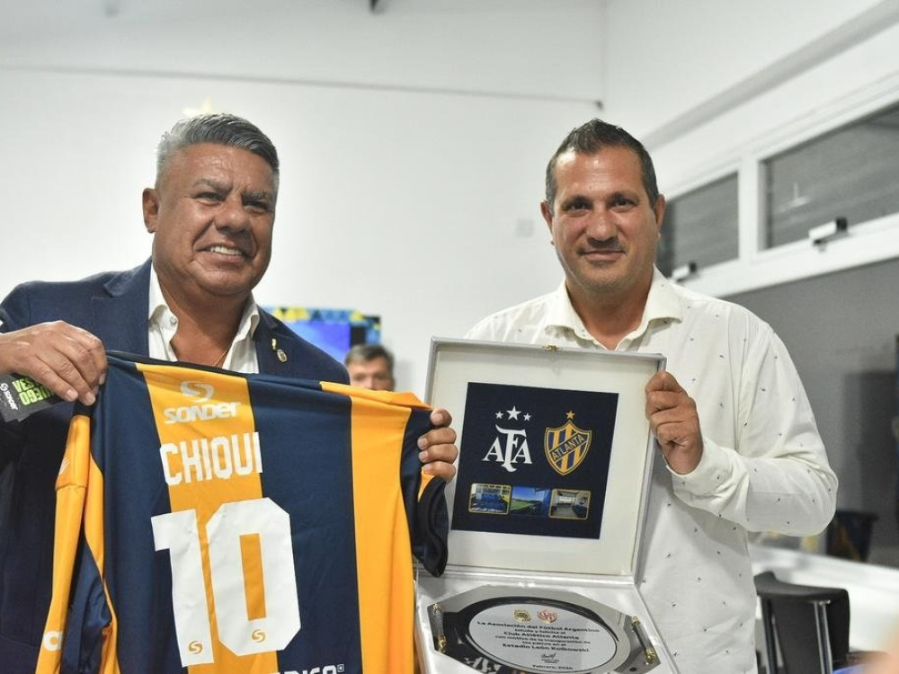 El Presidente Claudio Tapia participó de la inauguración oficial de los palcos del estadio de Atlanta