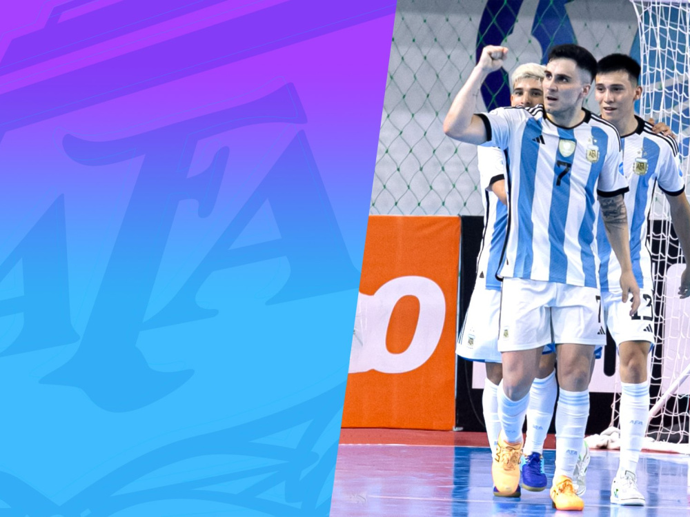 Argentina venció 4-0 a Bolivia en su debut en la Copa América de Futsal