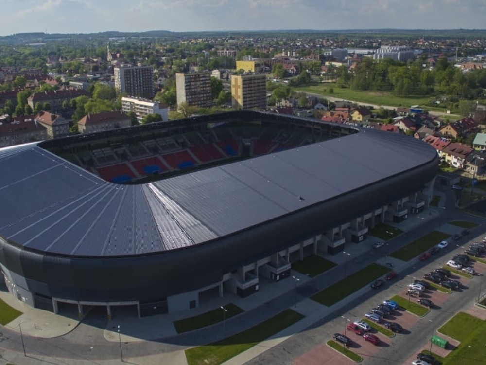 Estadio y árbitros del partido entre Argentina y Corea