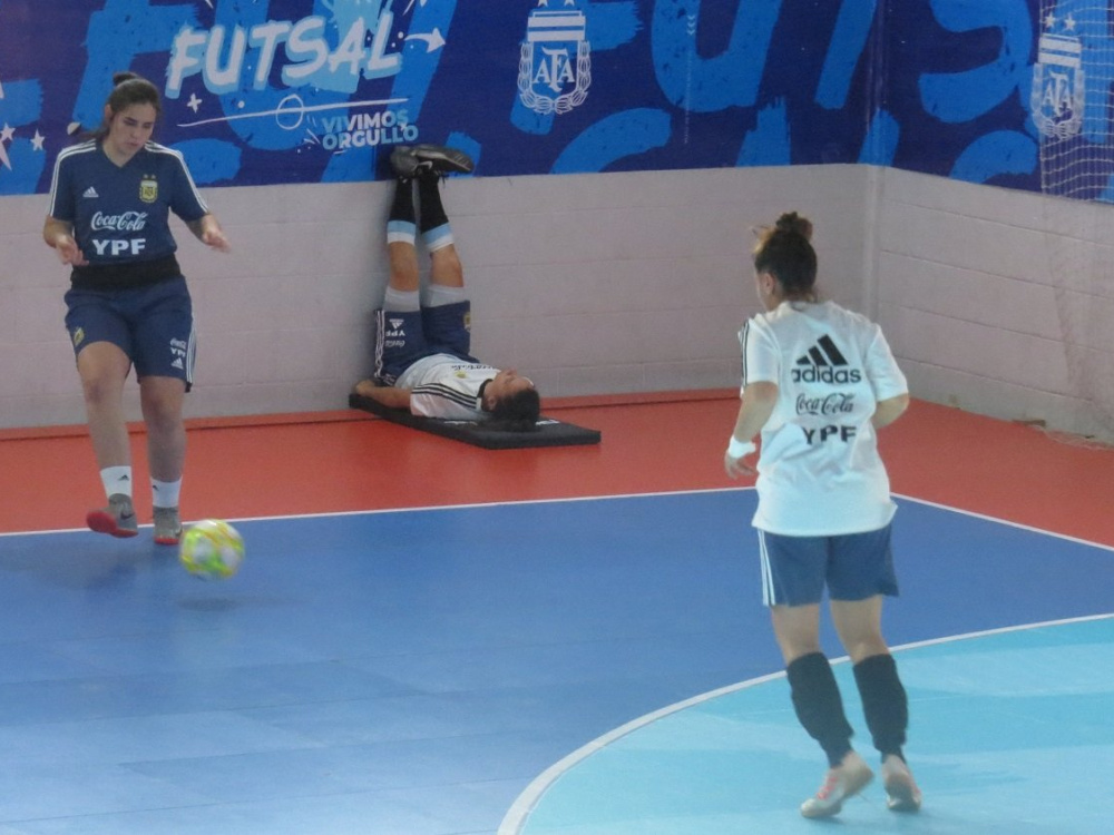 La Selección Femenina de futsal volvió a los entrenamientos en Ezeiza