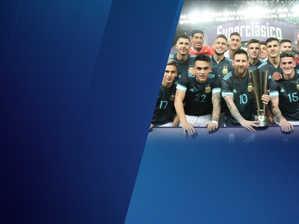 La Selección Argentina obtuvo la Copa Superclásico tras vencer a Brasil en Riad, Arabia Saudita