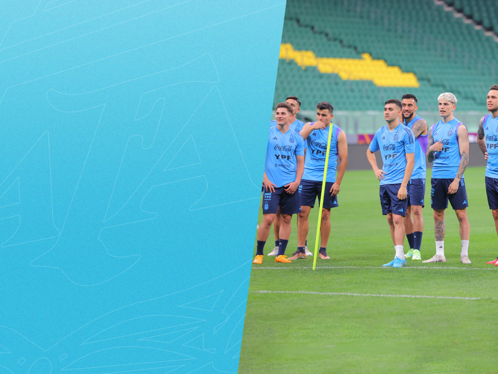 Último entrenamiento de cara al partido con Australia