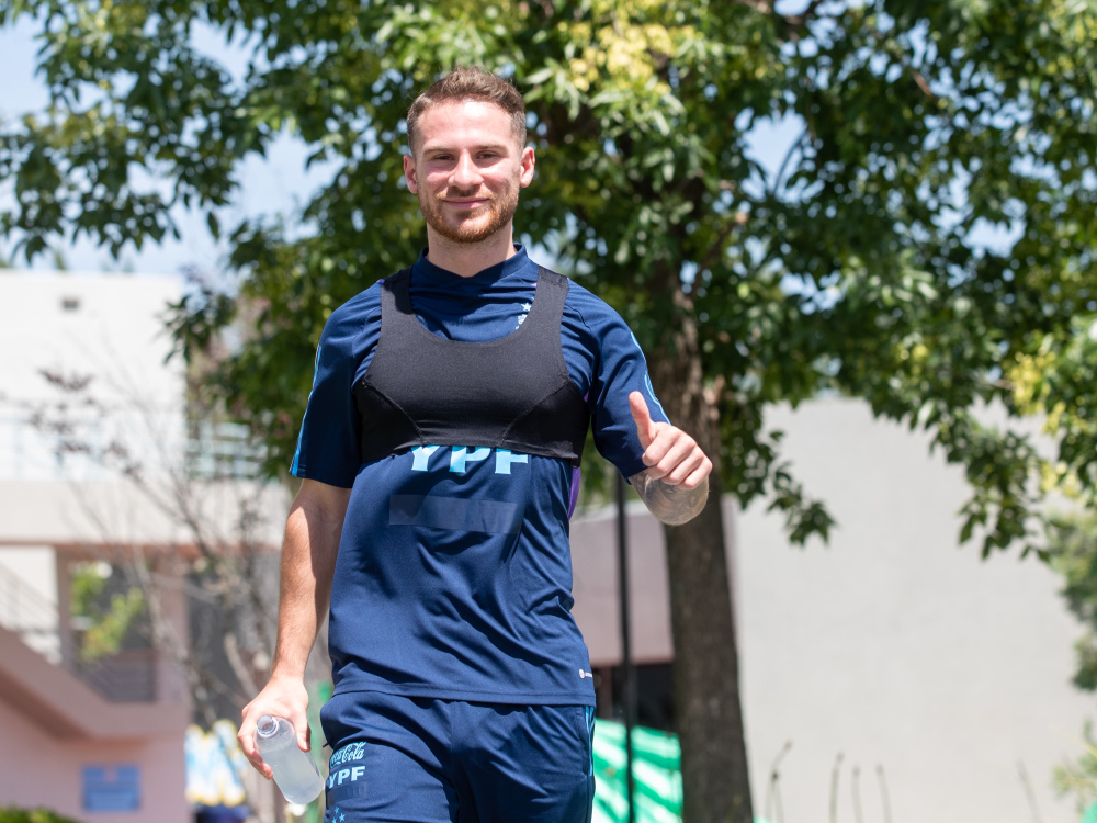 Última actividad antes del viaje de la Selección Argentina con destino a Río de Janeiro para enfrentar a Brasil