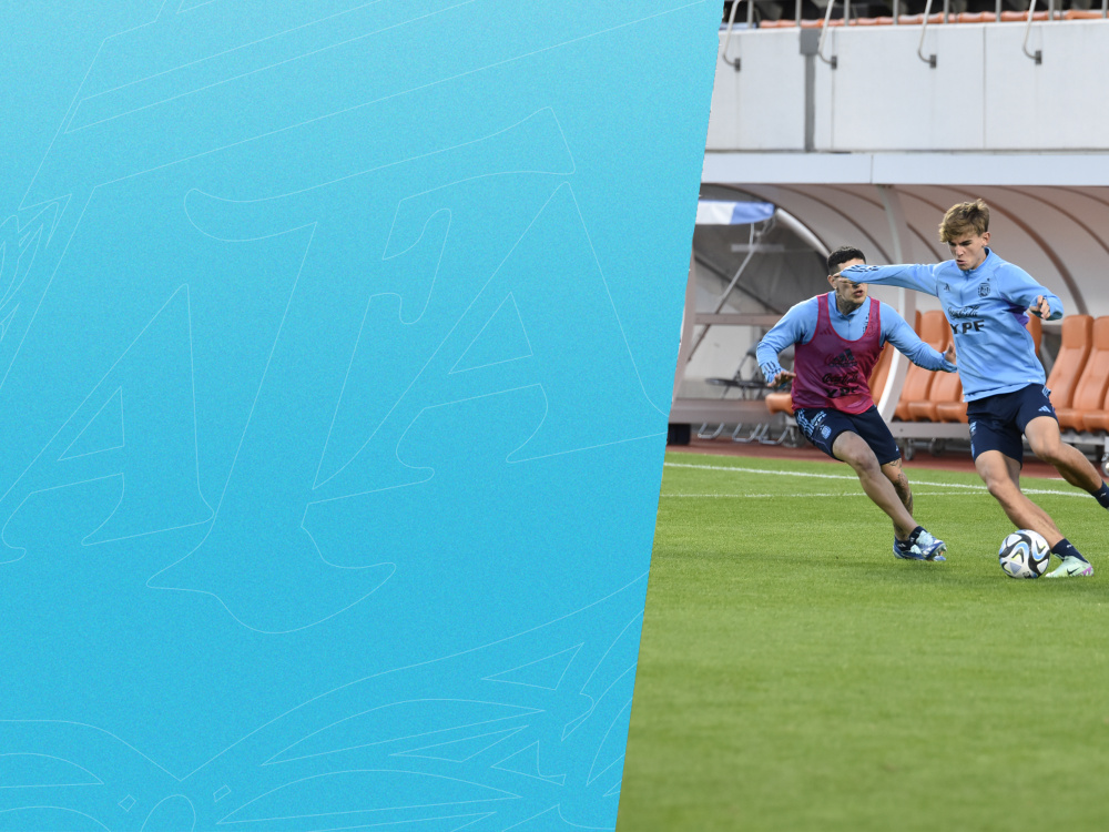 Selección Sub23: último entrenamiento antes del primer partido con Japón