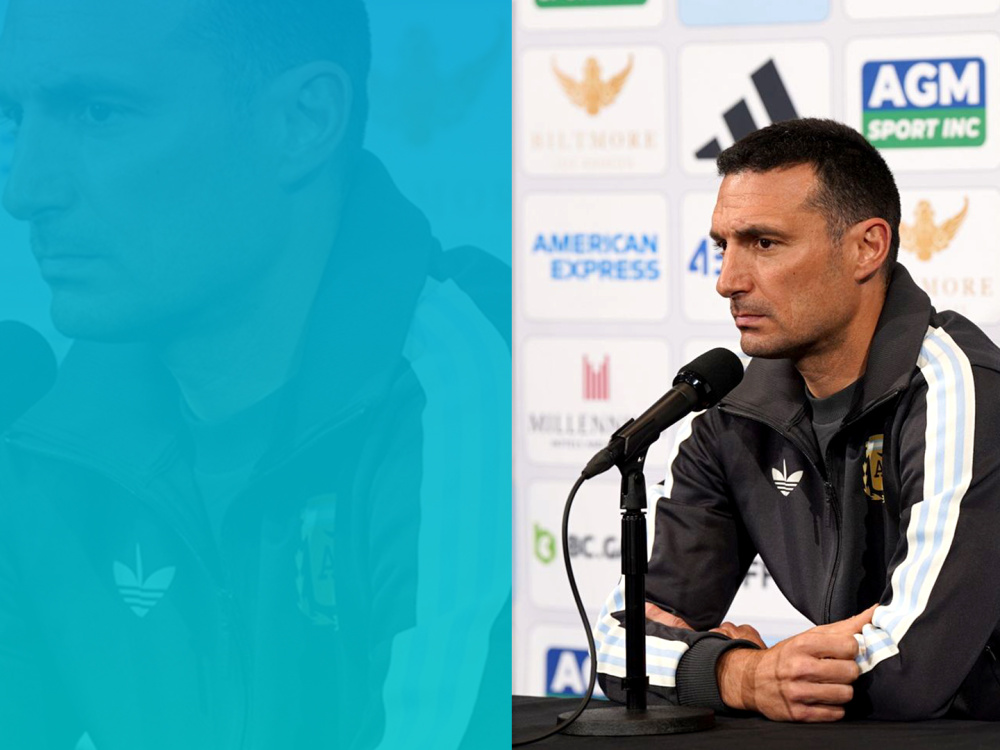 Conferencia de prensa del entrenador Lionel Scaloni