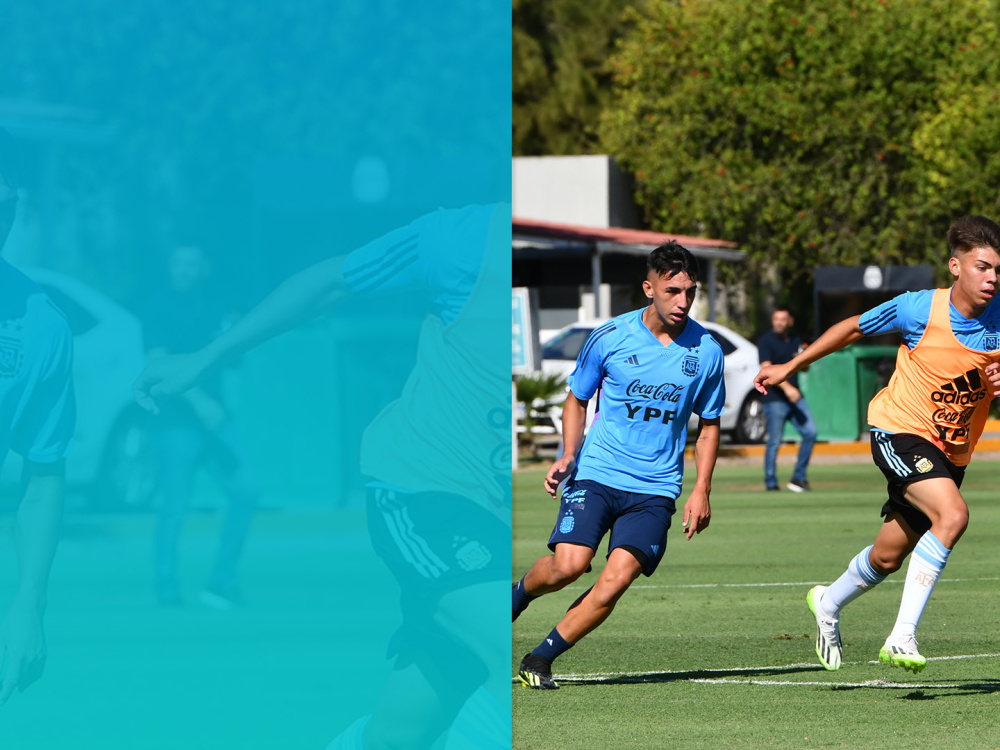 Las Selecciones Sub 17 y Sub 20 completaron la semana con un entrenamiento conjunto
