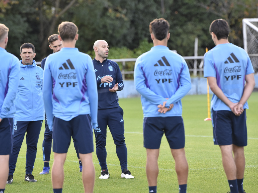 La Selección Sub 23 realizó su primera práctica en la ciudad japonesa de Shizuoka