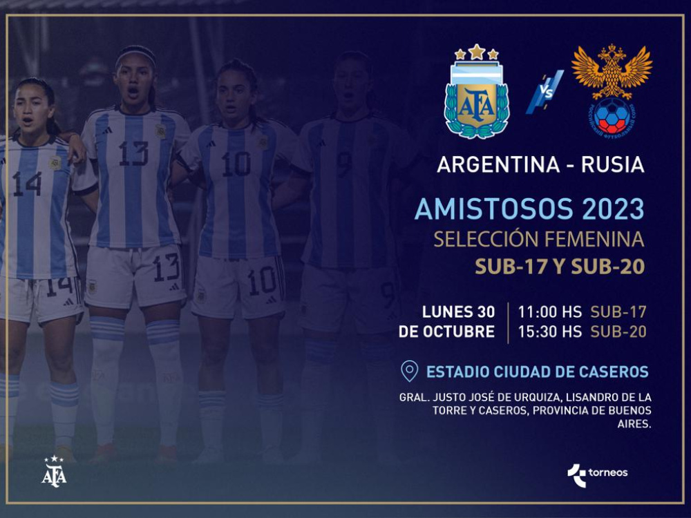 Acreditaciones para los amistosos internacionales de las Selecciones Juveniles Femeninas