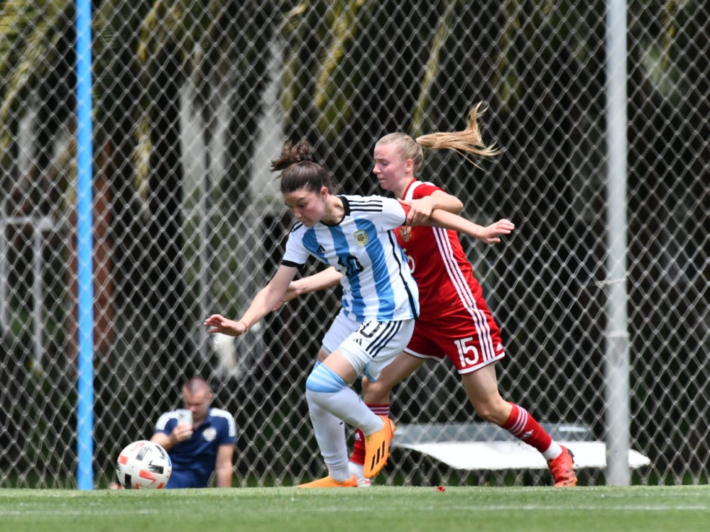 La Selección Sub 17 enfrentó a Rusia en un amistoso