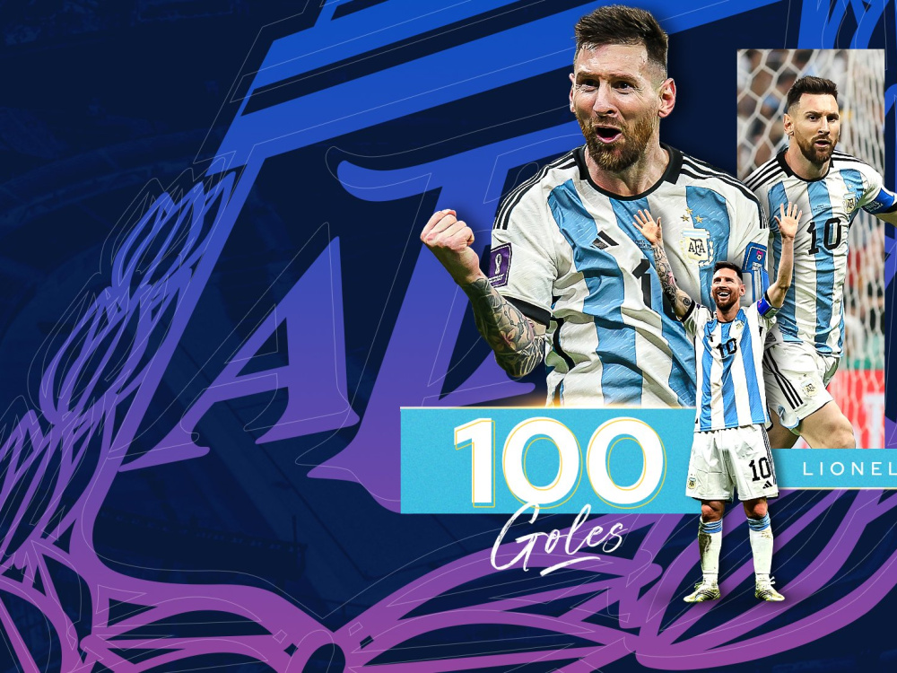 Lionel Messi ingresó en la historia como el primer jugador en alcanzar los 100 goles en la Selección Argentina