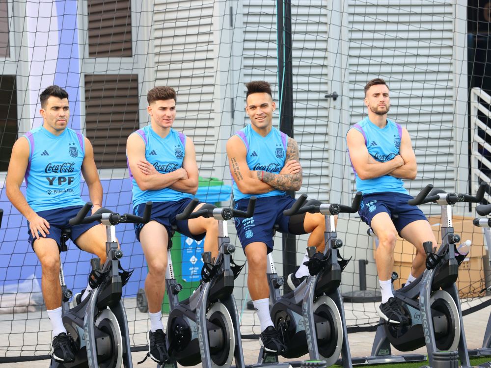 Entrenamiento de la Selección tras la victoria ante Países Bajos