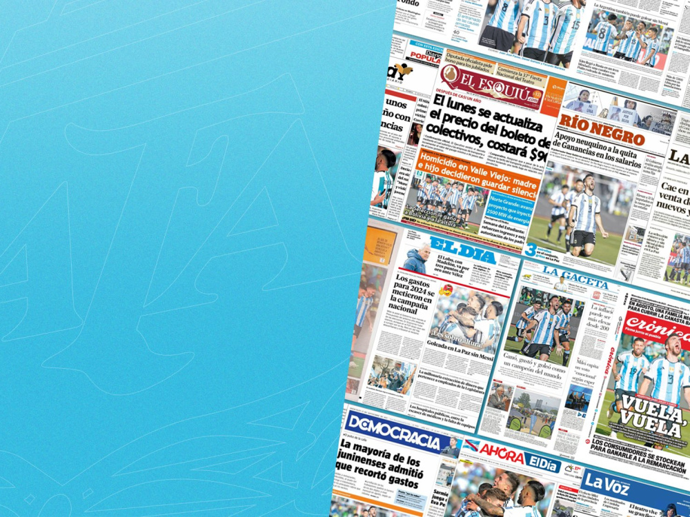 Los diarios argentinos destacaron la goleada de la Selección de Scaloni frente a Bolivia