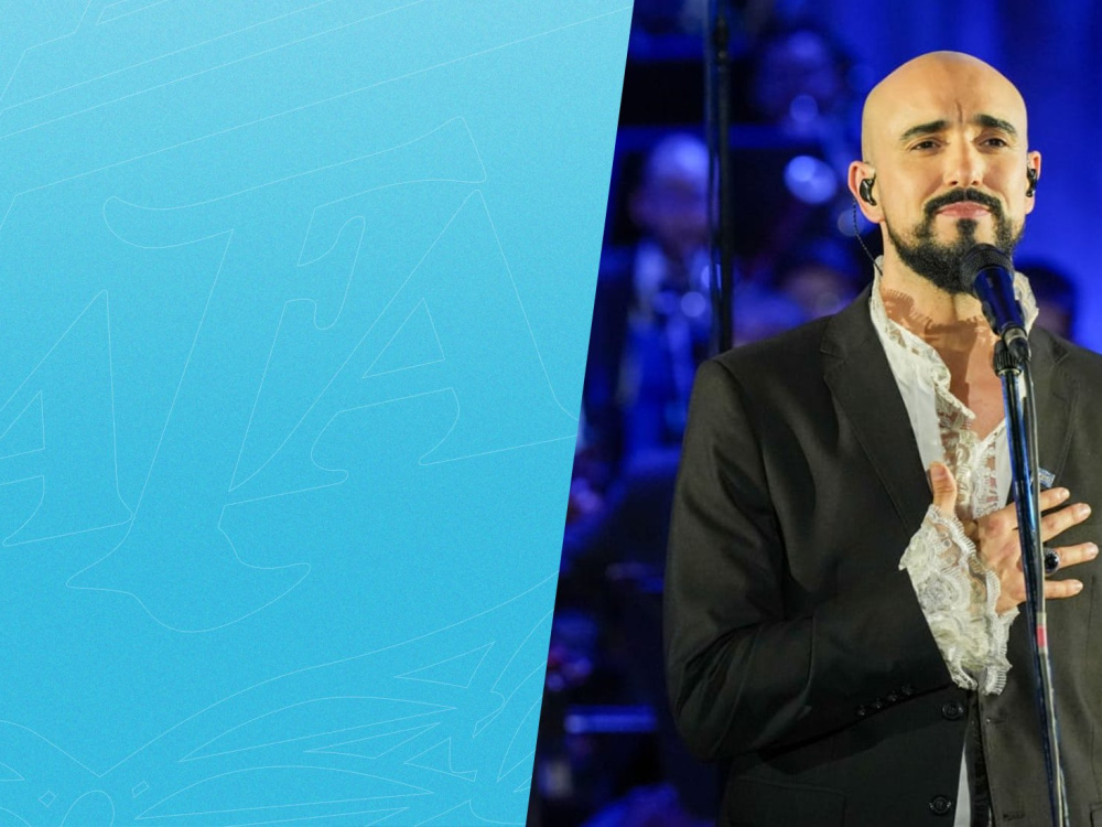 Abel Pintos interpretó la versión oficial del Himno Nacional Argentino en los partidos de la Selección Argentina 