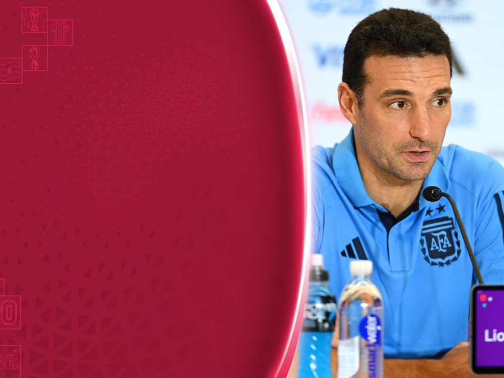 Lionel Scaloni: "Esperamos dar el máximo como siempre lo hacemos"