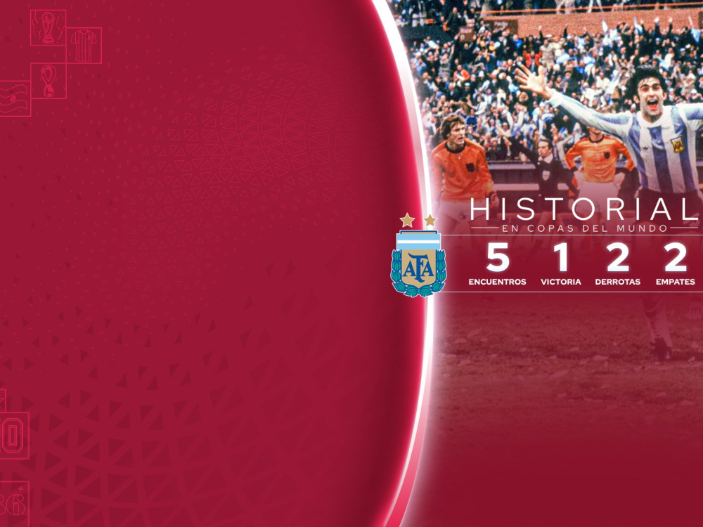 Historial Argentina vs Países Bajos: será el sexto enfrentamiento por Copas del Mundo