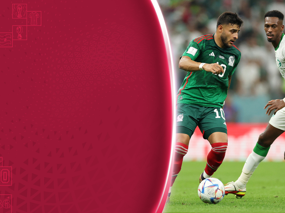 México venció 2-1 a Arabia Saudita 