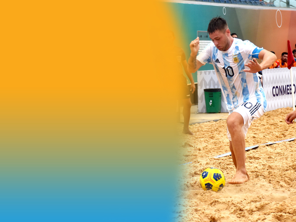 Argentina enfrenta esta noche a Chile para definir la Copa Cono Sur de fútbol playa