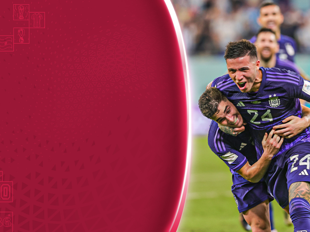 Con autoridad, juego y goles la Selección Argentina venció 2-0 a Polonia y sigue su camino en el Mundial