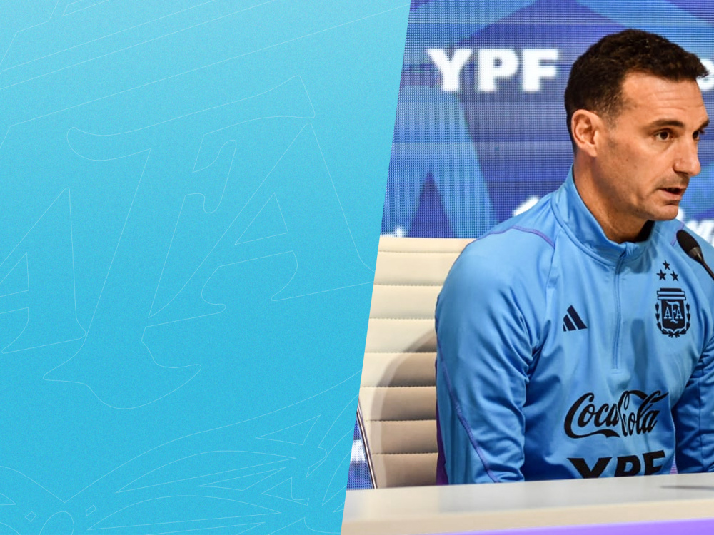 Conferencia de prensa de Lionel Scaloni