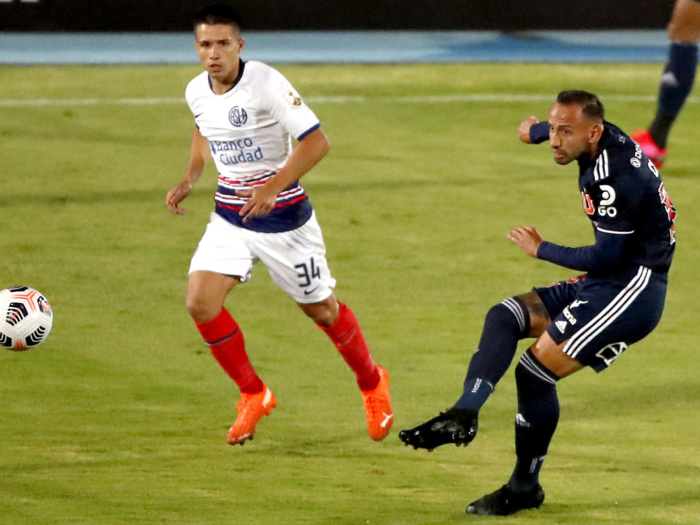 En condición de visitante San Lorenzo igualó con Universidad de Chile 1-1