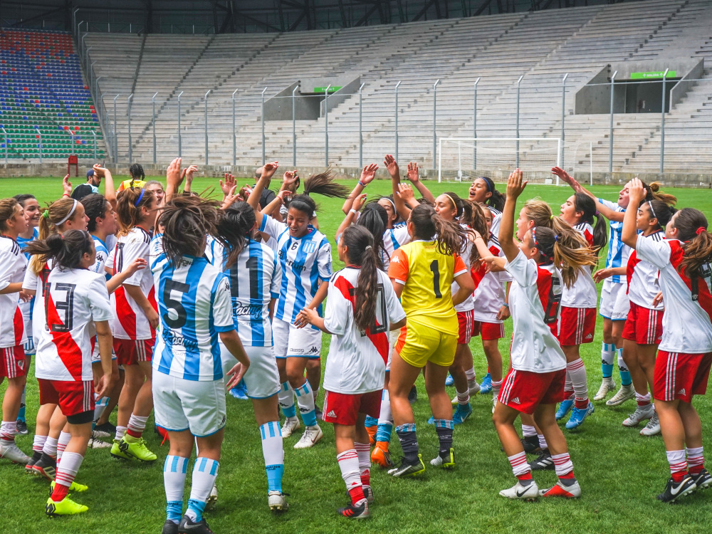 River y Racing son campeones de la Liga Femenina de Desarrollo Sub 14 -16
