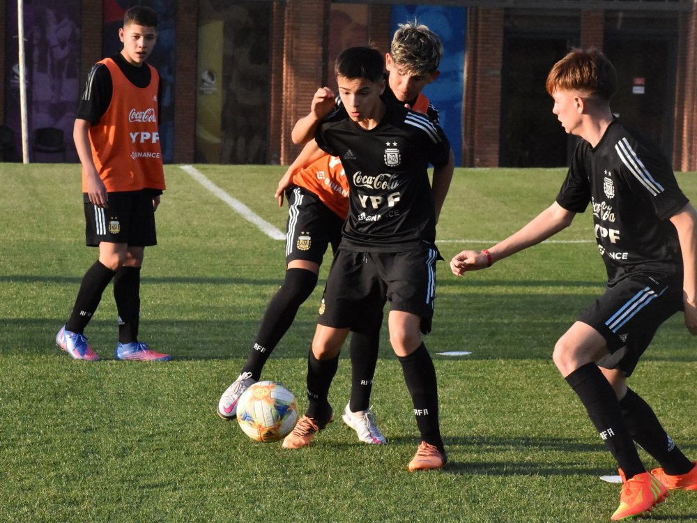 Primer entrenamiento en Chile para la Selección Sub 15