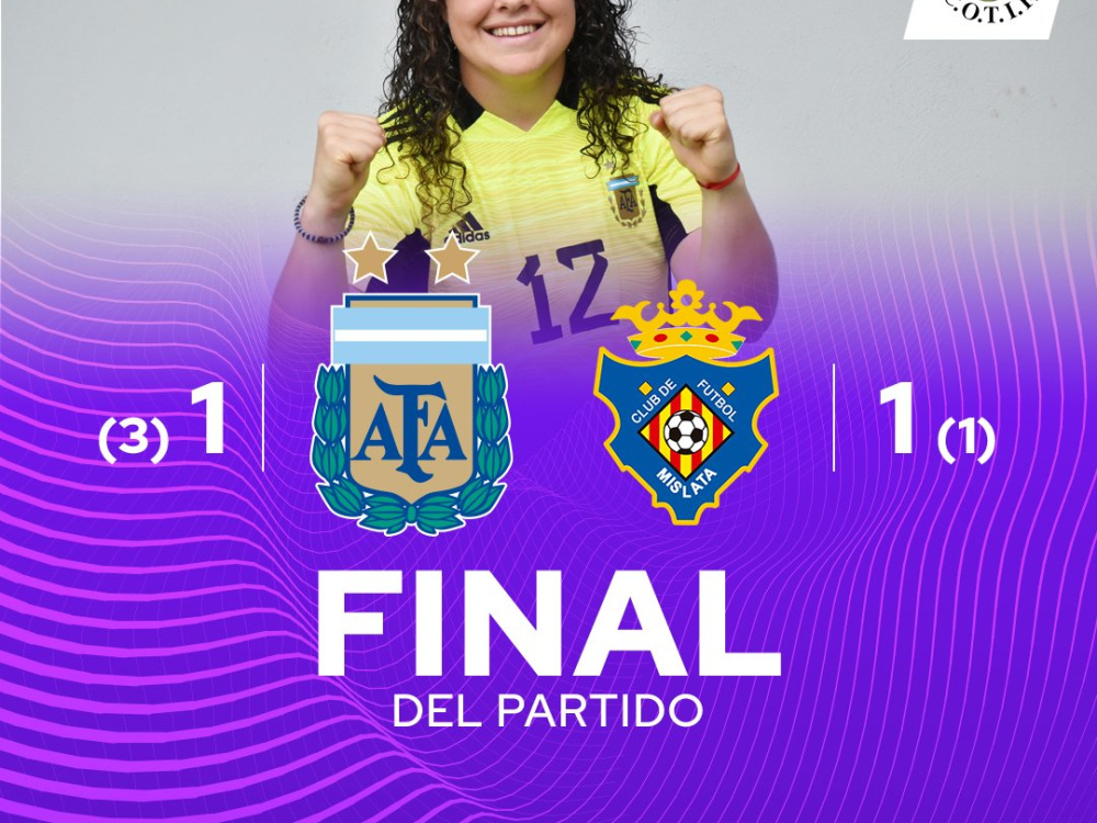 Argentina es finalista del COTIF La Alcúdia tras vencer a Mislata CF