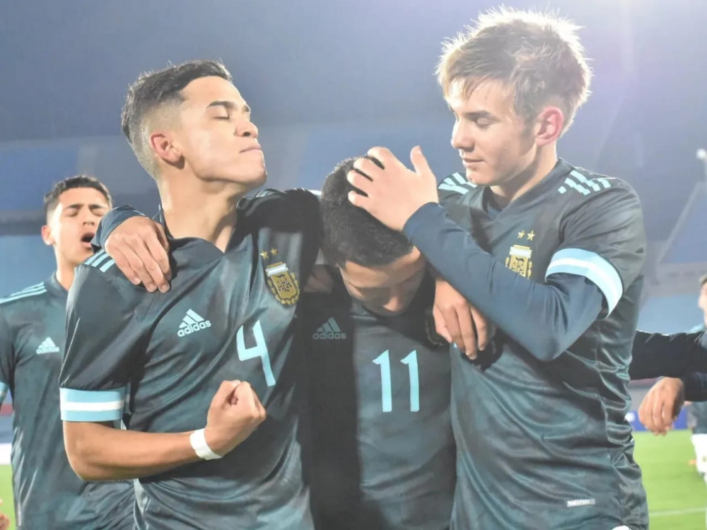 Sub 17: Argentina venció 2-1 a Uruguay en Montevideo