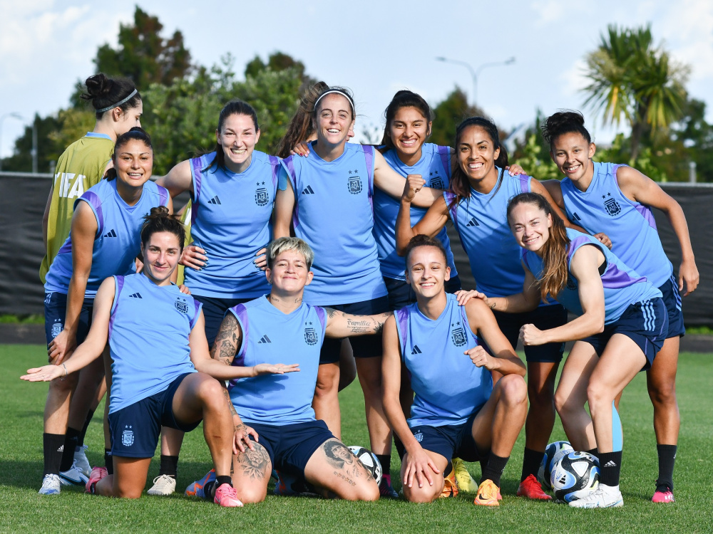 Último entrenamiento de cara al partido con Nueva Zelanda