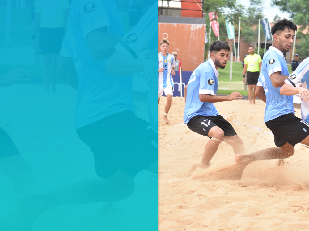 Liga Evolución de Fútbol Playa: ganó la Sub 20 y perdió la Mayor