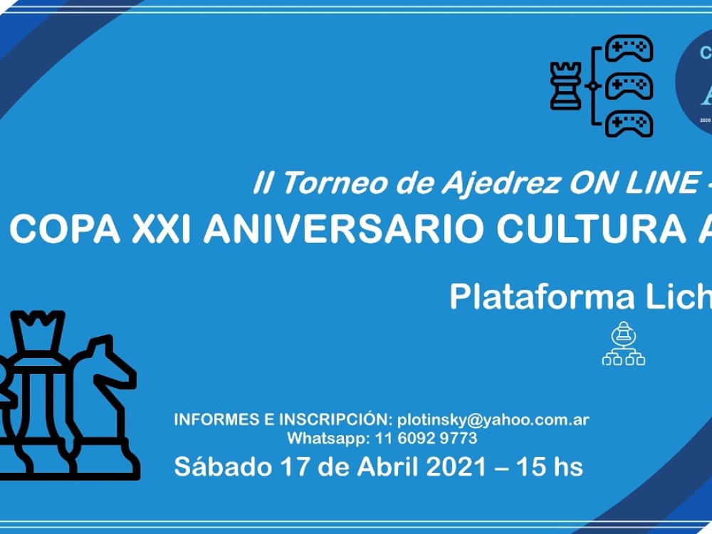 Se jugó la Copa de Ajedrez ONLINE Cultura AFA 2021