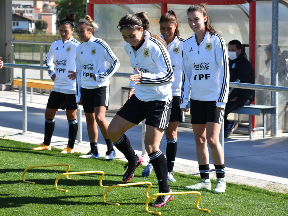 La Selección Argentina entrenó pensando en el partido ante Venezuela