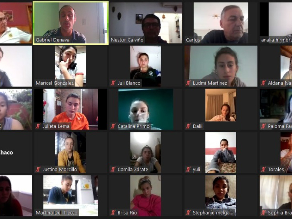 La Selección Sub 20 Femenina se reunió virtualmente