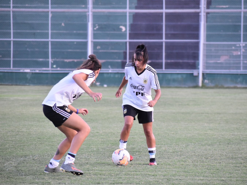 Último entrenamiento de la Sub 20 Femenina antes de enfrentar a Bolivia