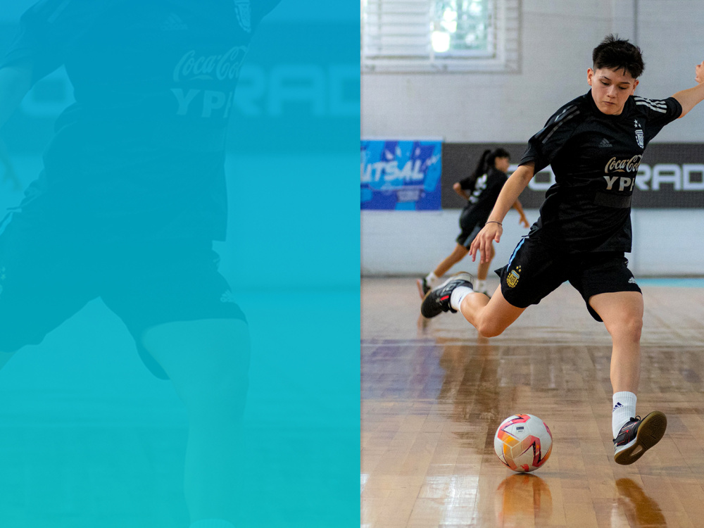 La Sub 20 de futsal femenino cumplió con una nueva semana laboral
