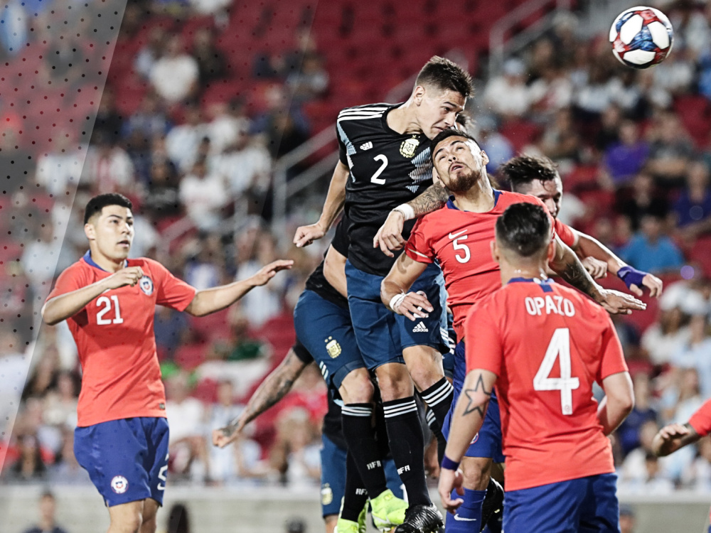 La Selección Argentina igualó sin goles ante Chile en Los Ángeles