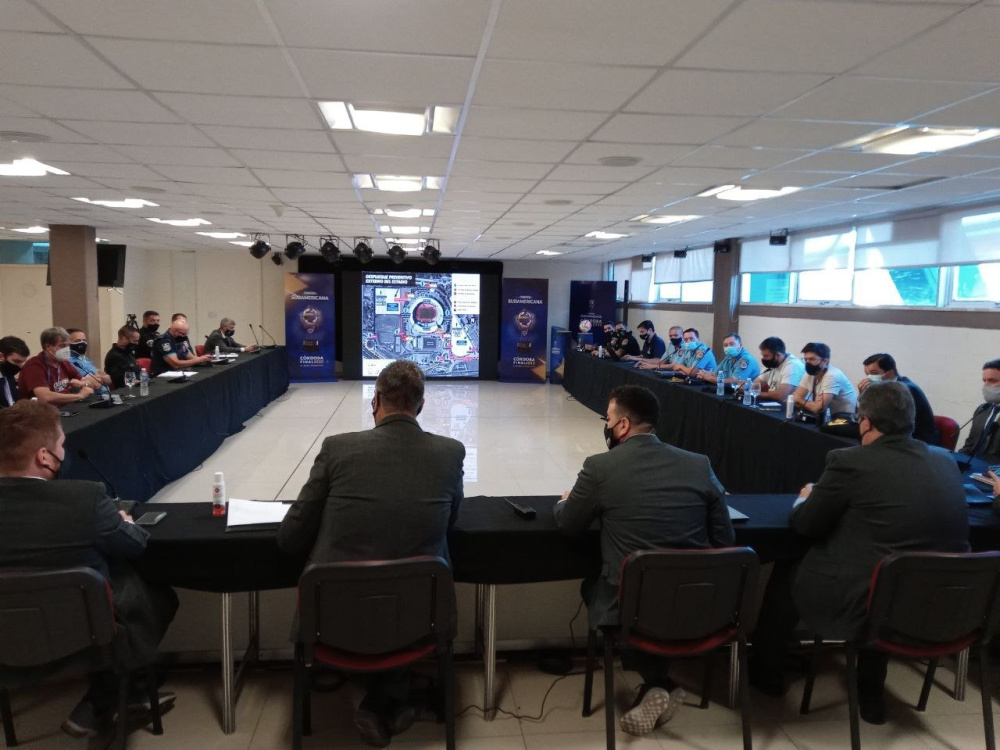 Reunión de coordinación de la Final Única: Lanús vs Defensa y Justicia