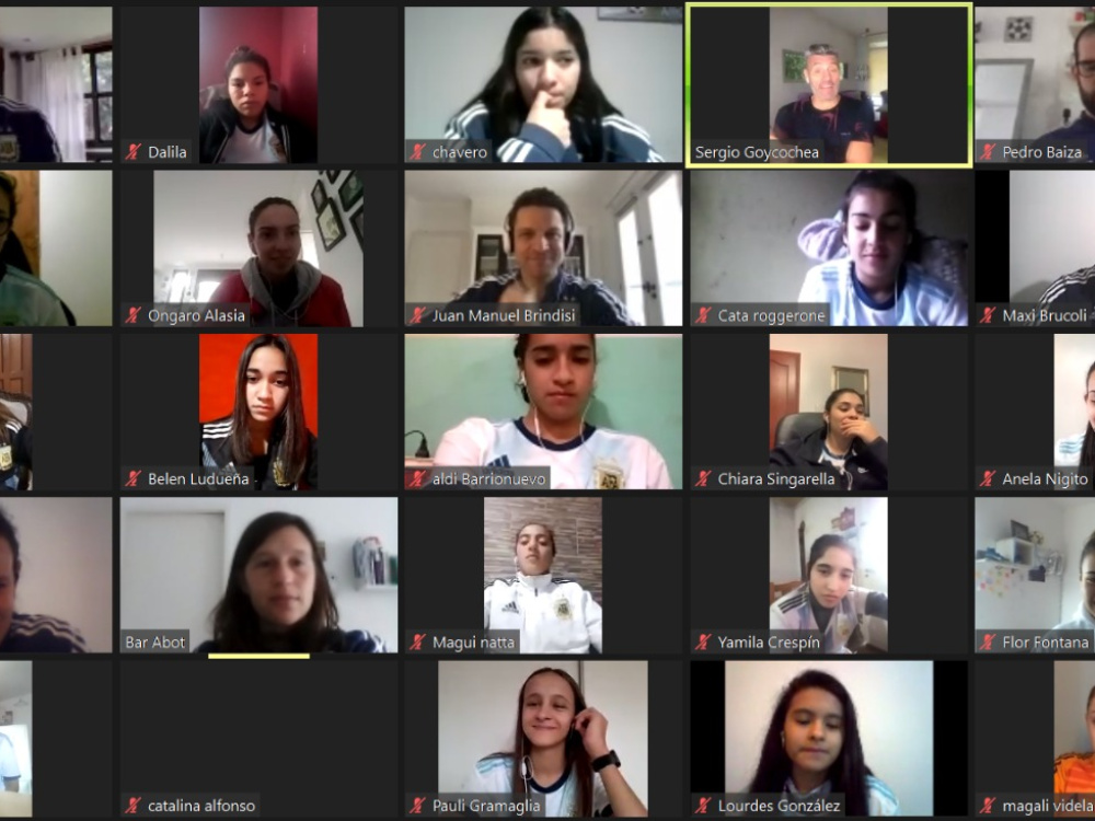 Charla de Selección: Sergio Goycochea junto a la Sub 17 Femenina