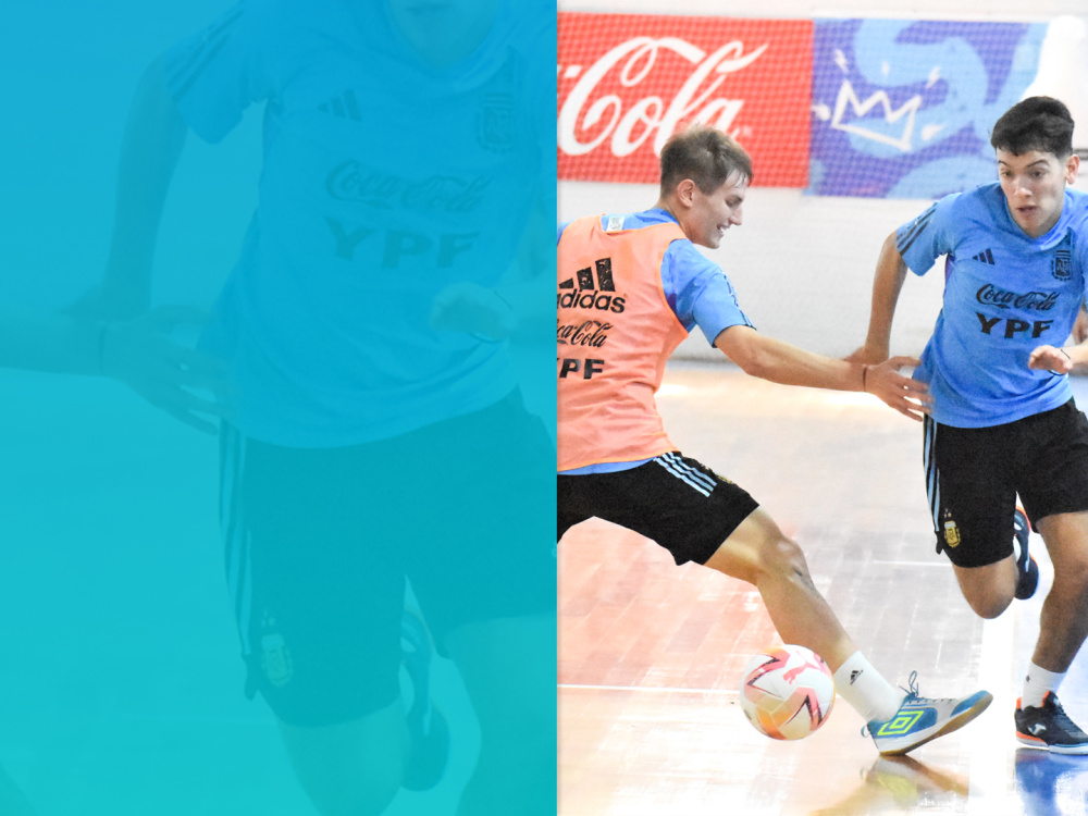 El preseleccionado Sub 20 de futsal realizó su sesión del miércoles
