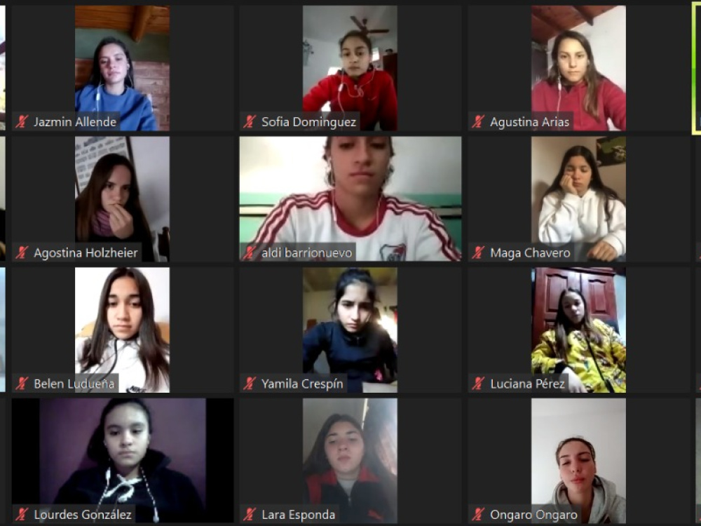 La Sub 17 Femenina continúa trabajando de manera virtual