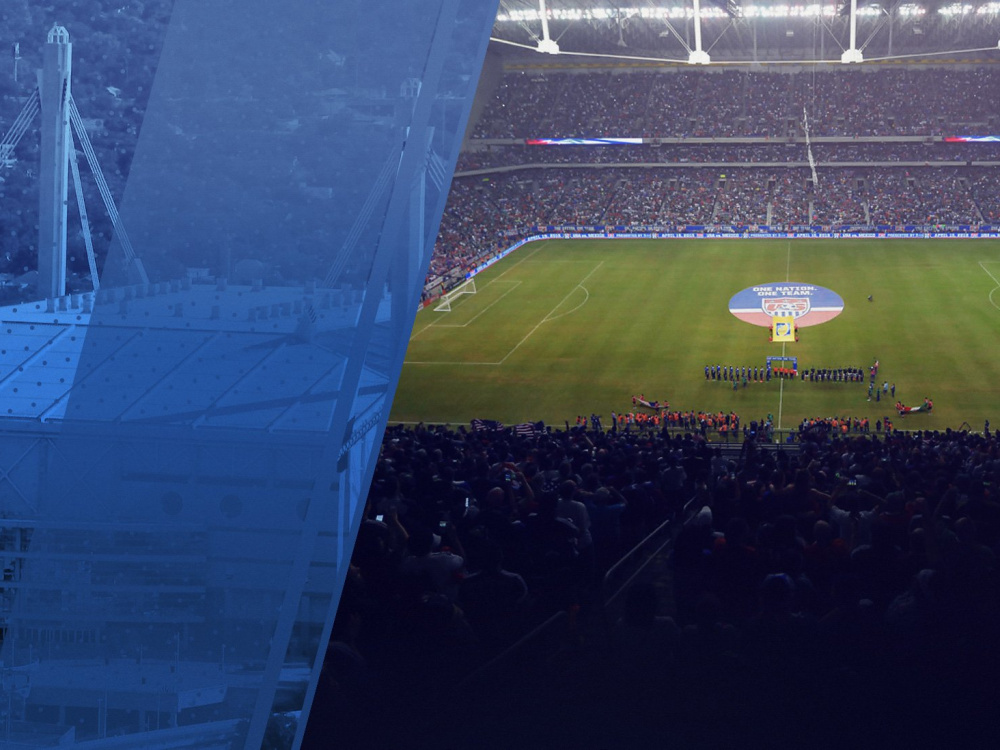 El estadio Alamodome en San Antonio, Texas, fue sede del encuentro entre Argentina y México 