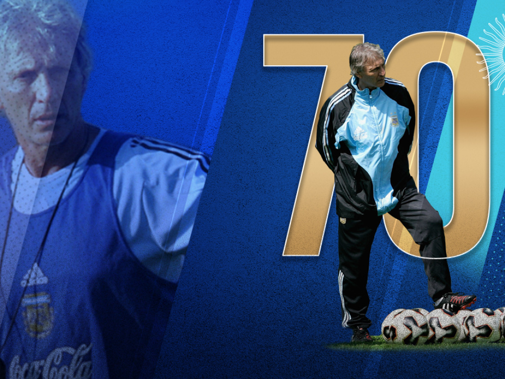 José Pékerman, histórico entrenador de las selecciones juveniles, cumple 70 años 