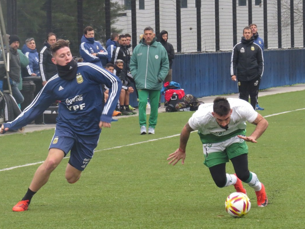 La Sub 23 enfrentó a Excursionistas y cerró otra semana de preparación para los Panamericanos