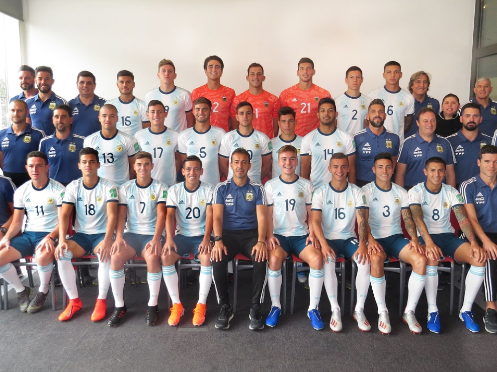 Delegación completa de la Selección Sub 20