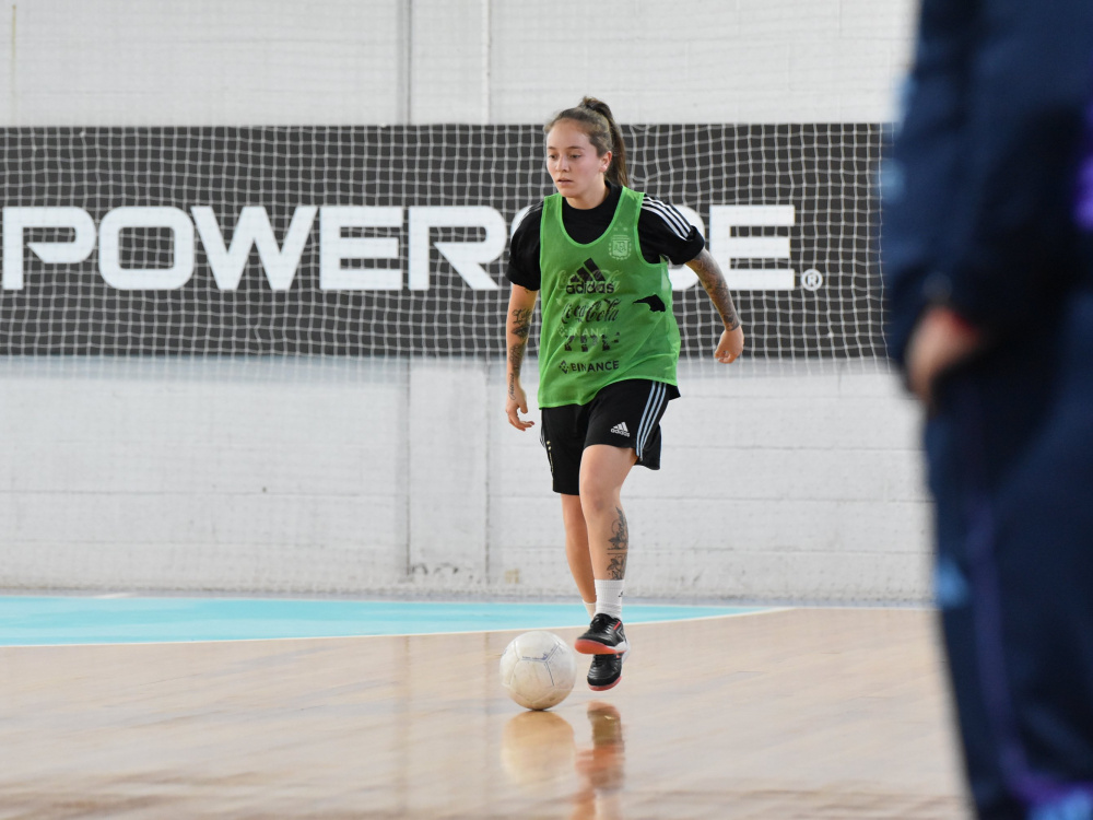 La Selección Femenina de Futsal se entrenó en Ezeiza de cara a la Copa América