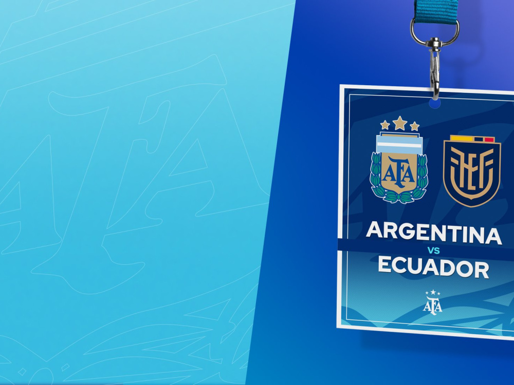 Acreditaciones para el encuentro entre Argentina y Ecuador