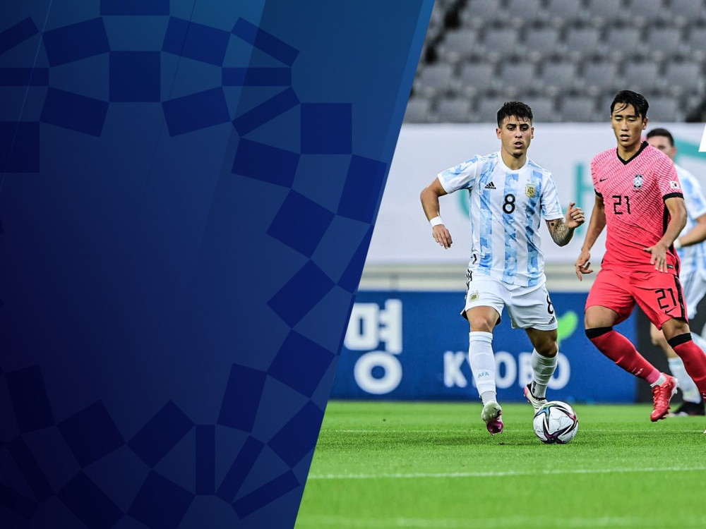 Con goles de Alexis Mac Allister y Fernando Valenzuela, la Selección olímpica empató 2-2 ante República de Corea