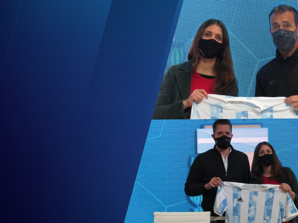 La Secretaria de Deportes de la Nación visitó a la Selección olímpica